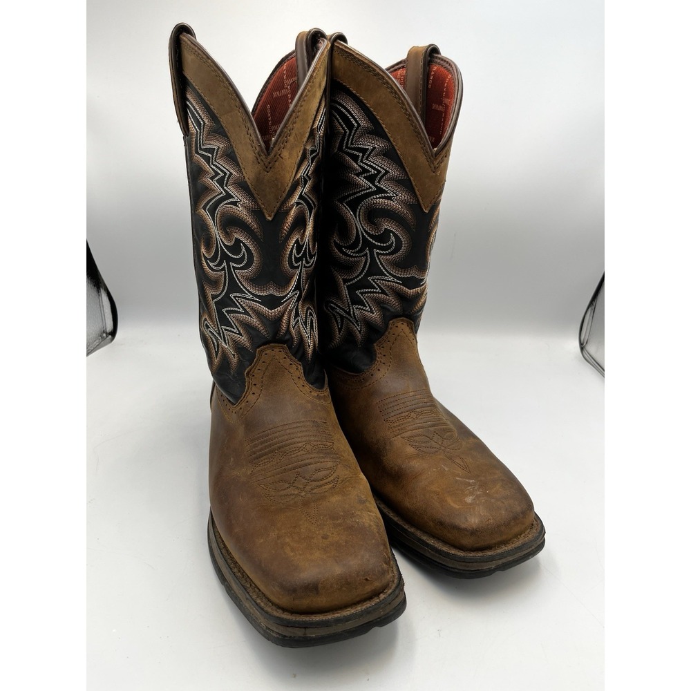 Rebel by Durango Pull-on Western Boot Brown DDB0135 Men Size 8.5M Chocolate